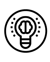 circular arrows around a brain symbol representing feedback loop 16 concepts of learning and growth